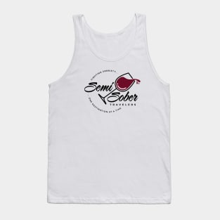 Semi Sober Travelers Wind shirt with transparent background Tank Top